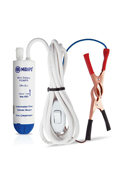 Midapo 24 volt Kucuk D.c Mini Dalgıc Su Aktarma Pompası