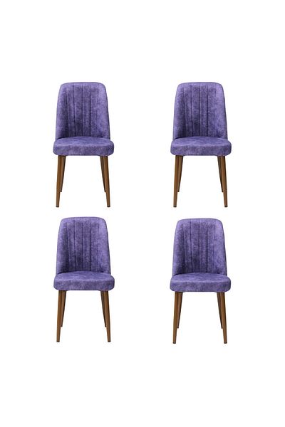 ARTA DOOR Set 4 Scaune Artemis Picior Maro