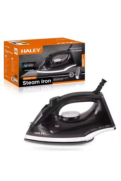 HALEY Electric Handheld Iron, HALEY, 1400W, Pressure, Steam, Black