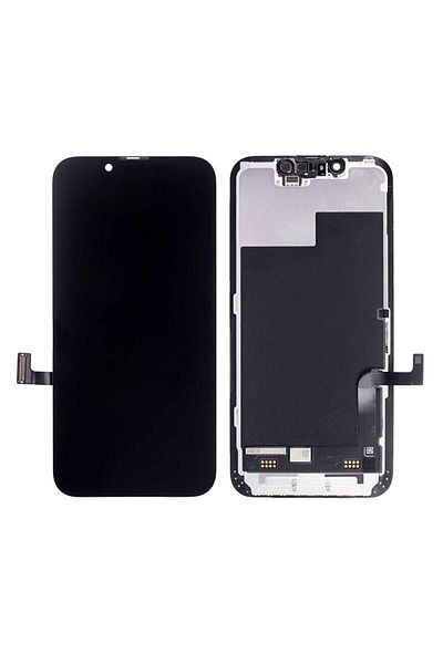 CoreParts Ekran OLED z Digitizerem i Ramką Czarny do iPhone 13 Mini Wsparcie Transplantacji IC,