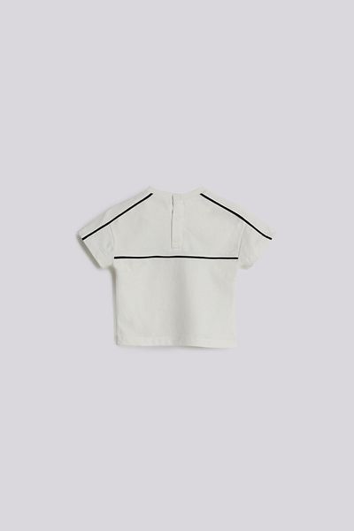 GB Baby Baby Boy Ecru Tshirt