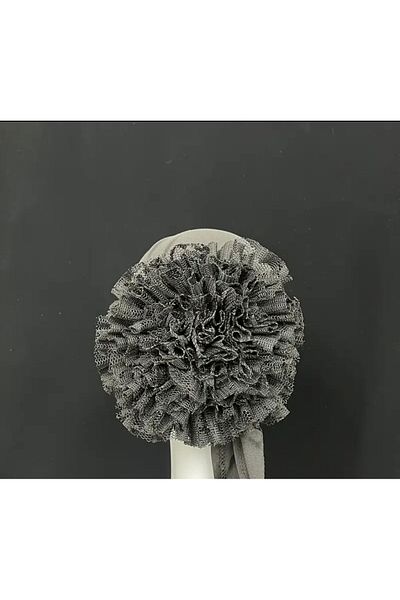 ÖZteks Lacy Ruffled Cotton Hijab Bonnet