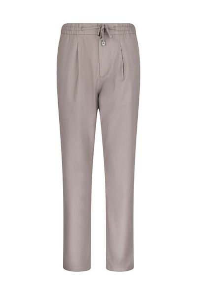 Hatemoğlu Mink Relaxed Cut Cotton Jogger Pants with Side Pockets