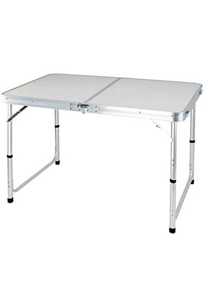 Türkiye 120cm Aluminum Folding Table with Handle, Lightweight and Portable Camping Table for Picnic, Beach,