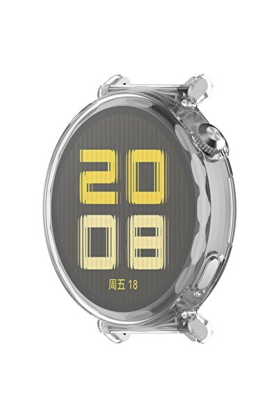 REDz Accessories Μαλακή θήκη προστασίας με κάλυμμα, Huawei Watch GT5 (41MM), προστατευτικό οθόνης, σιλικόνη, διαφανές