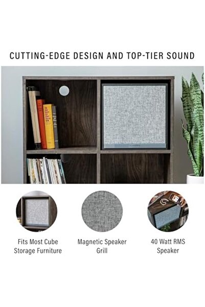 CROSLEY مكبر صوت كادينس كيوب بلوتوث، أسود