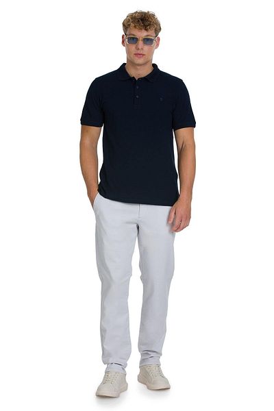 Hatemoğlu Stone Regular Fit Canvas Trousers with Side Pockets