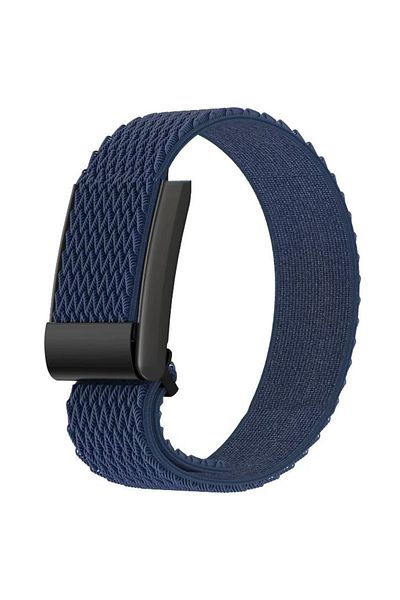 REDz Accessories Curea Soft Wave, compatibilă cu Whoop, sport, elastică și reglabilă, textilă, albastră