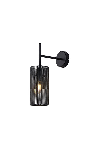 Braytron LAMPA DE PERETE W002W-1H-1xE14-NEGRU WIRING