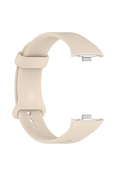 REDz Accessories Αθλητικό λουράκι για Xiaomi Mi Band 8 Pro / Band 9 Pro / RedMi Watch 4, ρυθμιζόμενο, σιλικόνη, κρεμ