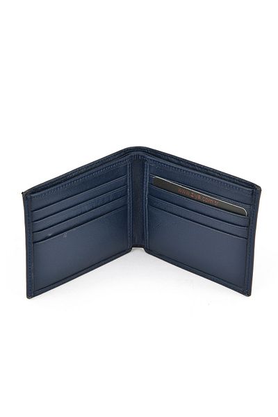 Ziya , Ανδρικό πορτοφόλι από γνήσιο δέρμα 1539852Z071 Navy Blue