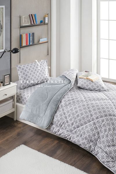 ChicMaison Single Fluffy Sleeping Set |   Dowry Set |   Dowry Team |   Gray Chain