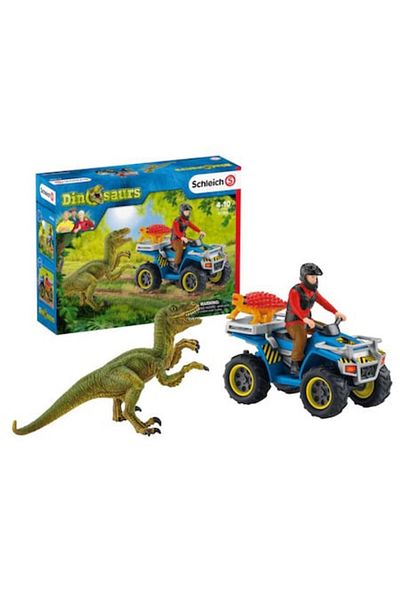 SCHLEICH Figure Set, Escape On Atv