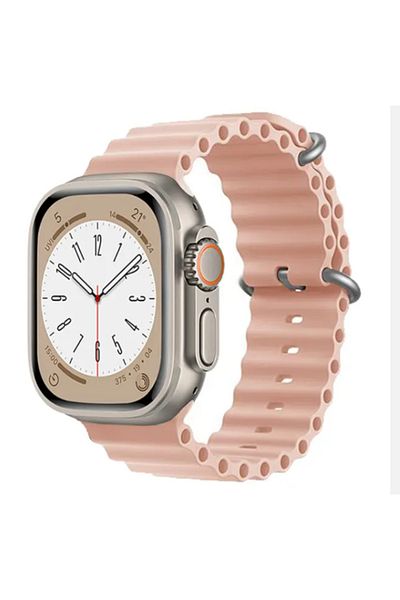 D&K WONDER D&K Ocean silicone strap, for Apple Watch Ultra/8/7/6/5/4/3, Display 49/45/44/42 mm, Pink