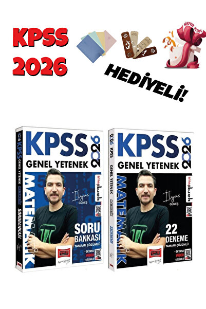 Yargı Yayınları Yargı 2026 KPSS Matematik Soru Bankası + 22 Deneme 2 li Set -...