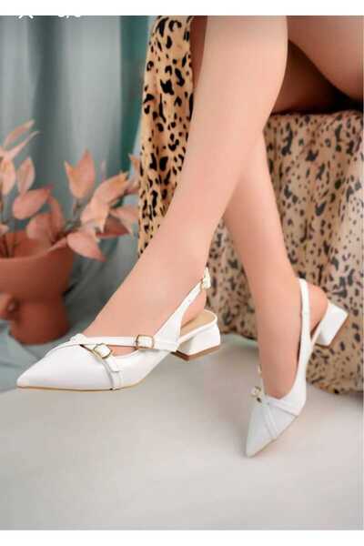 Dubais Shoes Γυναικεία παπούτσια με χιαστί λουράκια νέας σεζόν με κοντό τακούνι στιλέτο 3cm τακούνι