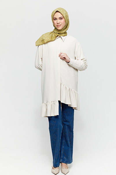 Setrms Asimetrik Oversize Tunik