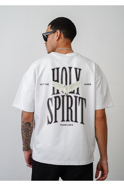 king brich Μπλουζάκι με στάμπα Holy Spirit Unisex Oversize