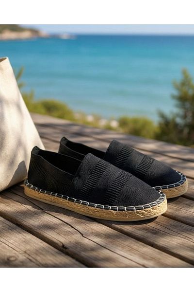 higo Basic Straw Detailed Men's Espadrille