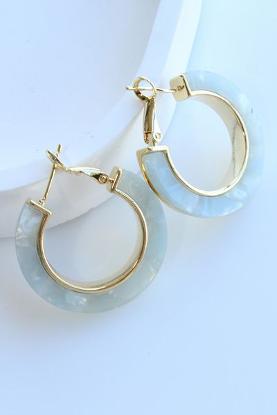 Leo'Stone Imported Series Multi-Color Ring Design Women's Steel Earrings