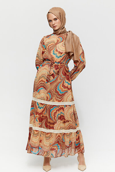 Setrms Fistolu Şifon Elbise