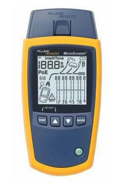 Electronica Fluke MicroScanner˛ Niebieski, Żółty Fluke MicroScanner˛, AA, 20 h, 363 g, 76 x 36 x 163 mm,
