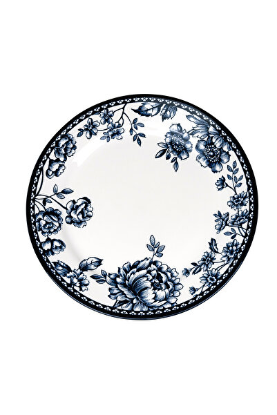 Claytan Rhapsody 10.5-Inch Dark Blue Ceramic Dinner Plate - Set of 1