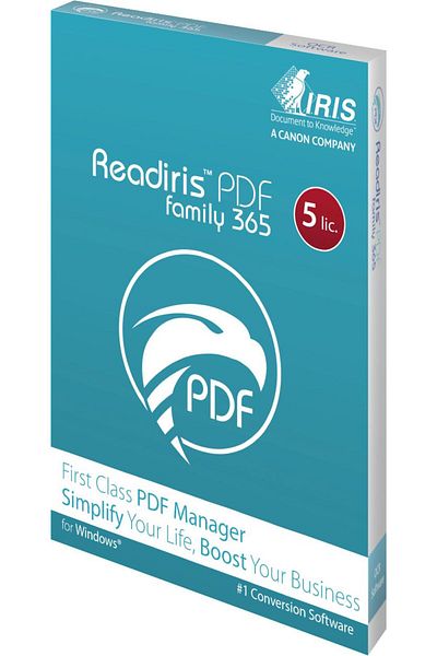IRIScan I.R.I.S. Readiris PDF Family 365, 462187