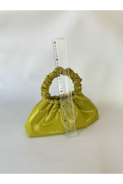 posst bag Pistachio Green Portfolio Small Handbag