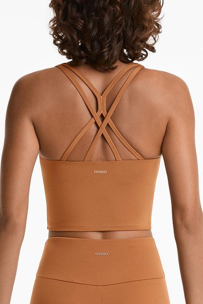 Oysho Comfortlux strap tank top with cups