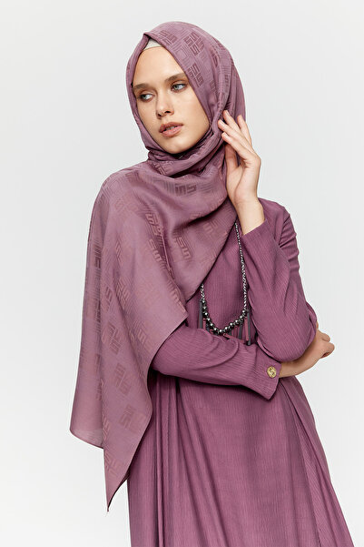 Setrms Jakarlı Monogram Şal