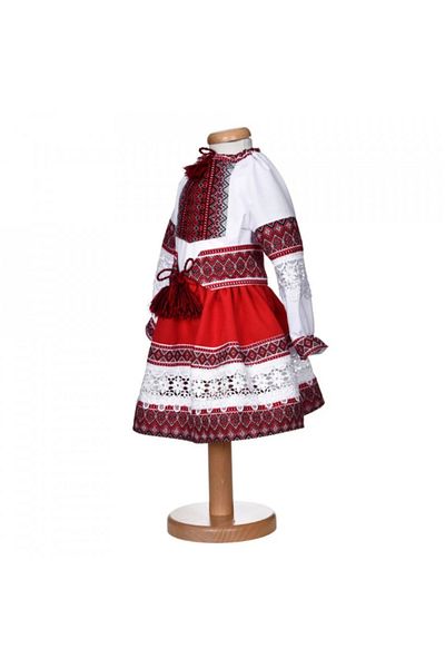 OEM Traditional costume with lace for girls, 3 pieces, 5 years
