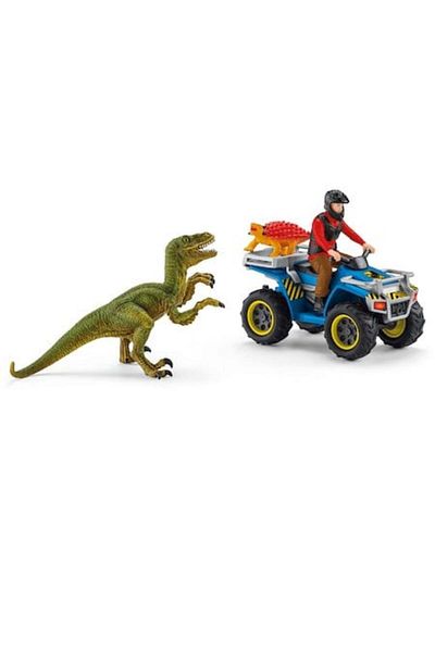SCHLEICH Figure Set, Escape On Atv