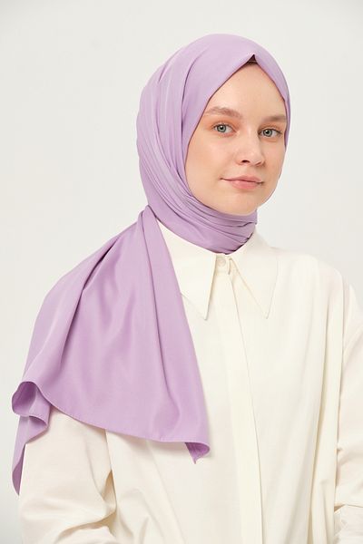 Madame Polo Mio Cazz Shawl Lilac Summer Wrinkle-Free Non-Slip 75X180 cm