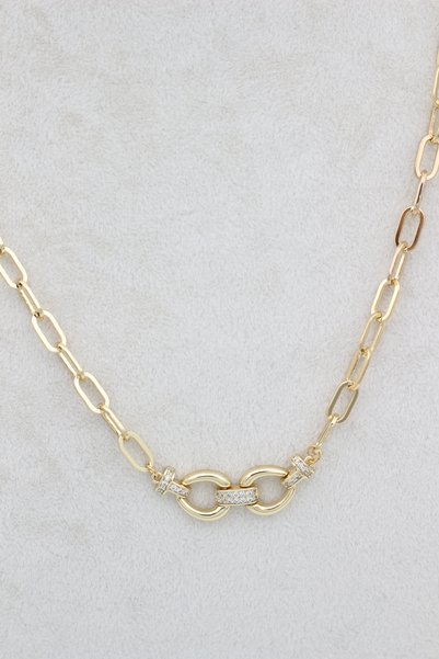 XUPING JEWELRY قلادة من الزركون على شكل قفص رفيع من مجوهرات ستايل إنساي/شوبينغ