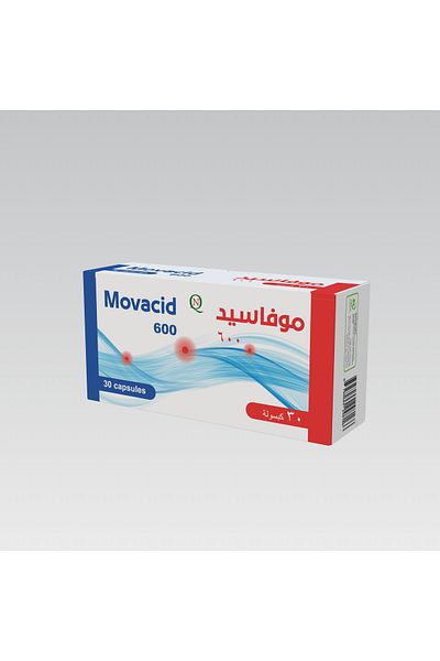 Noor Alqamar MOVACID (ALPHA LIPOIC ACID )600MG 30 CAPSULES
