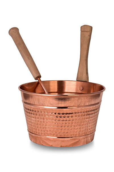 EZAHOME دلو ساونا نحاسي