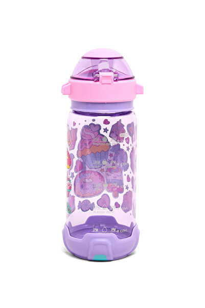 R&B زجاجة مياه أرجوانية للبنات