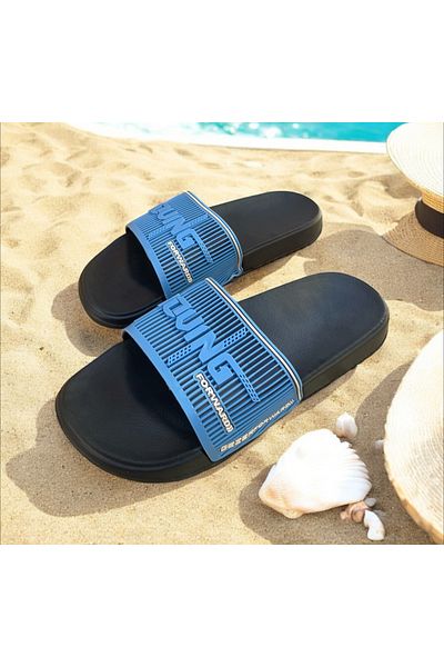 GEZER Beach Pool Garden Sea Daily Men's Slippers