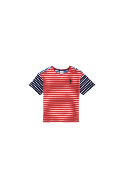 U.S. Polo Assn. تي شيرت أحمر للأولاد جرومو