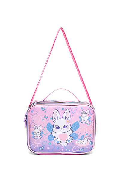 R&B حقيبة غداء للبنات باللون الأرجواني