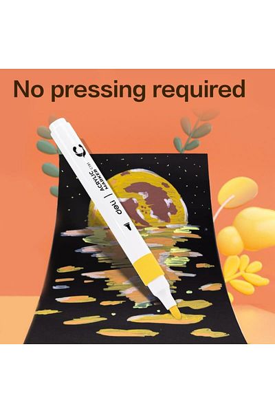 Deli EC191-48 Acrylic Marker 48-Piece Set