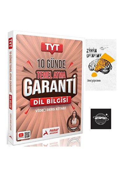 Karma Kitaplar PARAF 10 GÜNDE TEMEL ATMA GARANTİ DİL BİLGİSİ VİDEO DERS KİTAB...