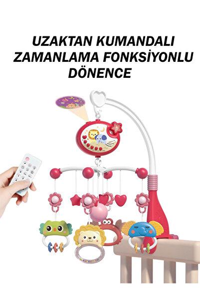 hediyecik Uzaktan Kumandalı Projeksiyonlu Fonksiyonlu Dönence - Zamanlama Fon...