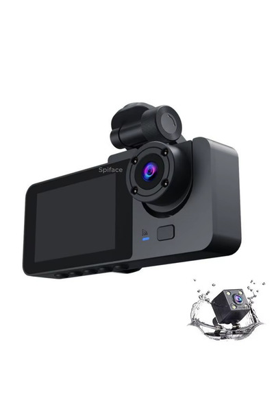S Spiface Wifi Özellikli Dasch Cam 1080p Araç İçi Kamera 2,8 Inch 140 Derece ...