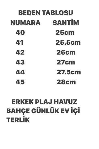 GEZER PLAJ HAVUZ BAHÇE DENİZ GÜNLÜK ERKEK TERLİK