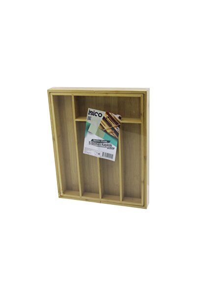 Go İthalat ΞΥΛΙΝΗ ΘΗΚΗ ΓΙΑ ΚΟΥΤΑΛΙΑ ΜΠΑΜΠΟΥ ΜΕ 5 ΘΕΣΕΙΣ 30Χ34ΕΚ. (5224)