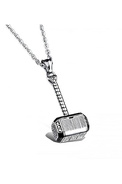 FG KONNİCHİWA 100% Steel Necklace Gothic Scandinavian Cross Viking Style Gothic Necklace Stainless Colorfast