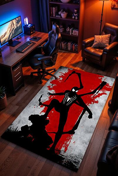 Charmbi Marvel Eskitme Desenli Kaymaz Taban Makinede Yıkanabilir Gaming Oyunc...