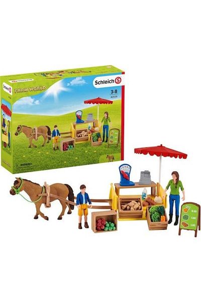 SCHLEICH figurine, Mobile stand for selling products